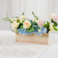 Tan Wood Planter Box, Plant Holder With Removable Plastic Liners -Home Decor Promotional Store WOD PLNT01 18X6 TAN 01.progressive 0a31de24 2cfa 4d78 9d9c 689c2707ce13