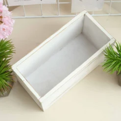 Whitewash Wood Planter Box Set With Plastic Liners -Home Decor Promotional Store WOD PLNT01 8x4 WHT D14.progressive b24c60d5 181c 4816 8d94 1b6764ca1e81