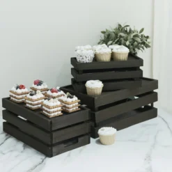 Set Of 3 | Rustic Wooden Crates Decorative Vintage Planter, Storage Container, Display Riser 26 Set Of 3 | Rustic Wooden Crates Decorative Vintage Planter, Storage Container, Display Riser -Home Decor Promotional Store WOD PLNT03 SET DKBN 02.progressive 3969eaeb 1c9d 4005 820a ccd71404bbd0