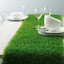 All Weather Artificial Grass Table Runner