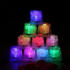 12 Pack | Light Up LED Submersible Ice Cubes, Waterproof With Adjustable Light Modes -Home Decor Promotional Store wholesale colorful led flashing light ice.progressive 76e513f8 93a7 439f acf5 0af439656c48